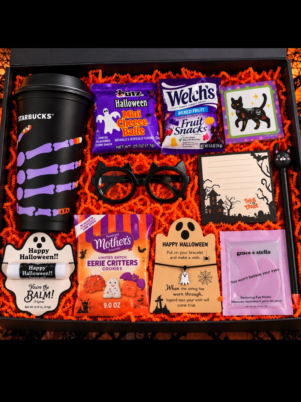 Halloween Boo Box
Starbucks Tumbler| Spooky Season Gift Box Self-Care